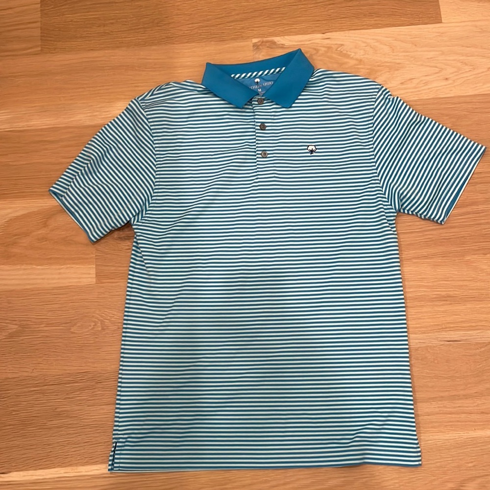 EUG not sure he had even worn this two tone stripped shirt